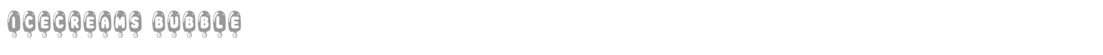 Icecreams font preview